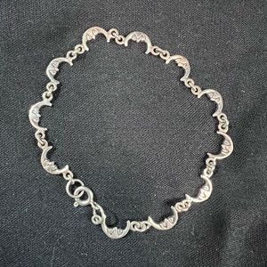 Vintage sterling silver moon bracelet